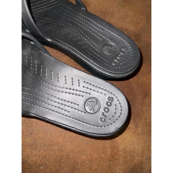 CROC'S RHONDA Wedge SIZE 11 Women’s Sandal - Picture 2 of 6